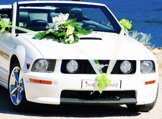 location voiture mustang mariage avec chauffeur